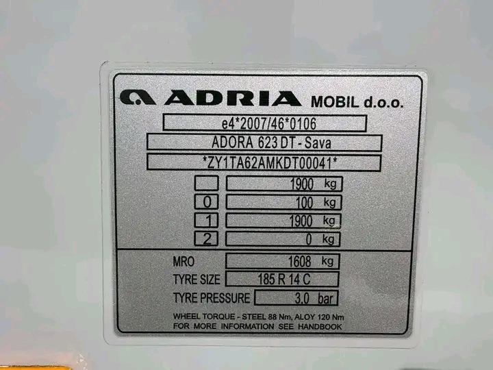 Adria Adora 623 dt Sava 2019 – Image 45